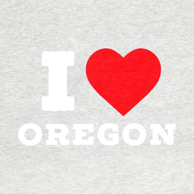 I Love Oregon by PodDesignShop